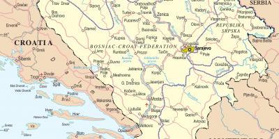 کا نقشہ بوسنیا