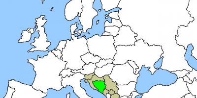 نقشہ کے بوسنیا کے مقام پر 